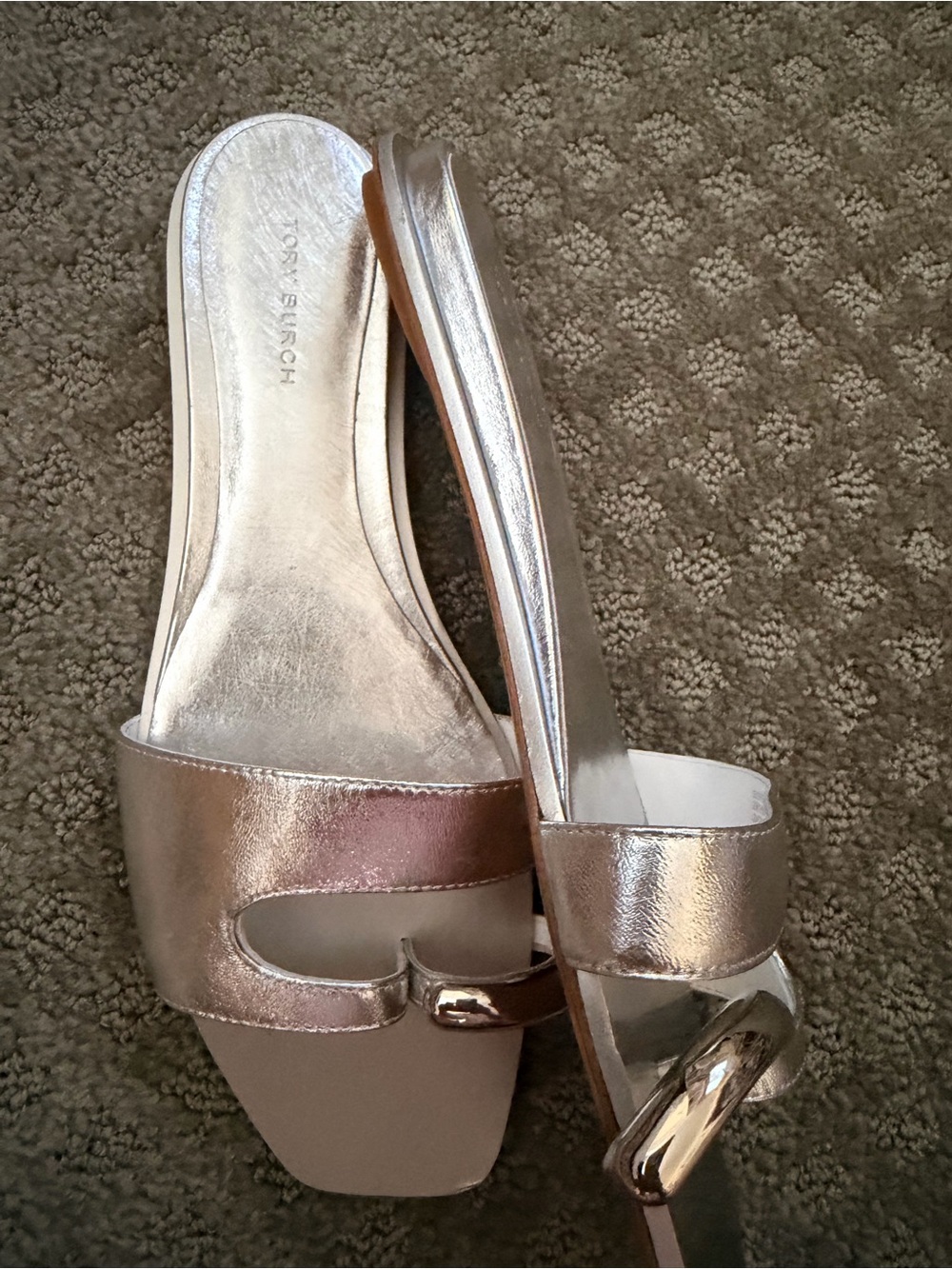 Tory Burch pierced sandal Metallic silver Slide 37 - Picture 4 of 4